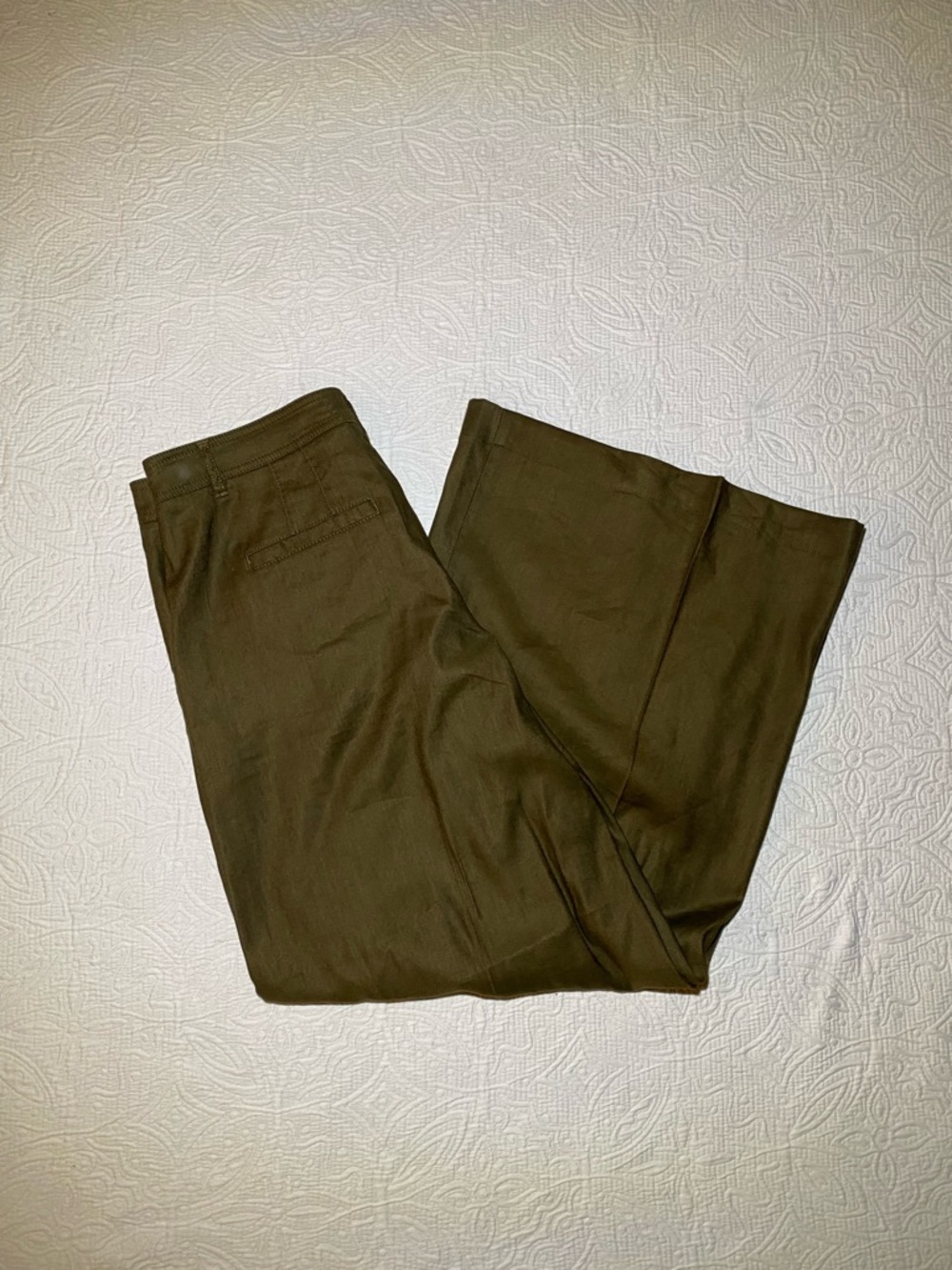 Anthropologie Olive-Tone Pantsuits